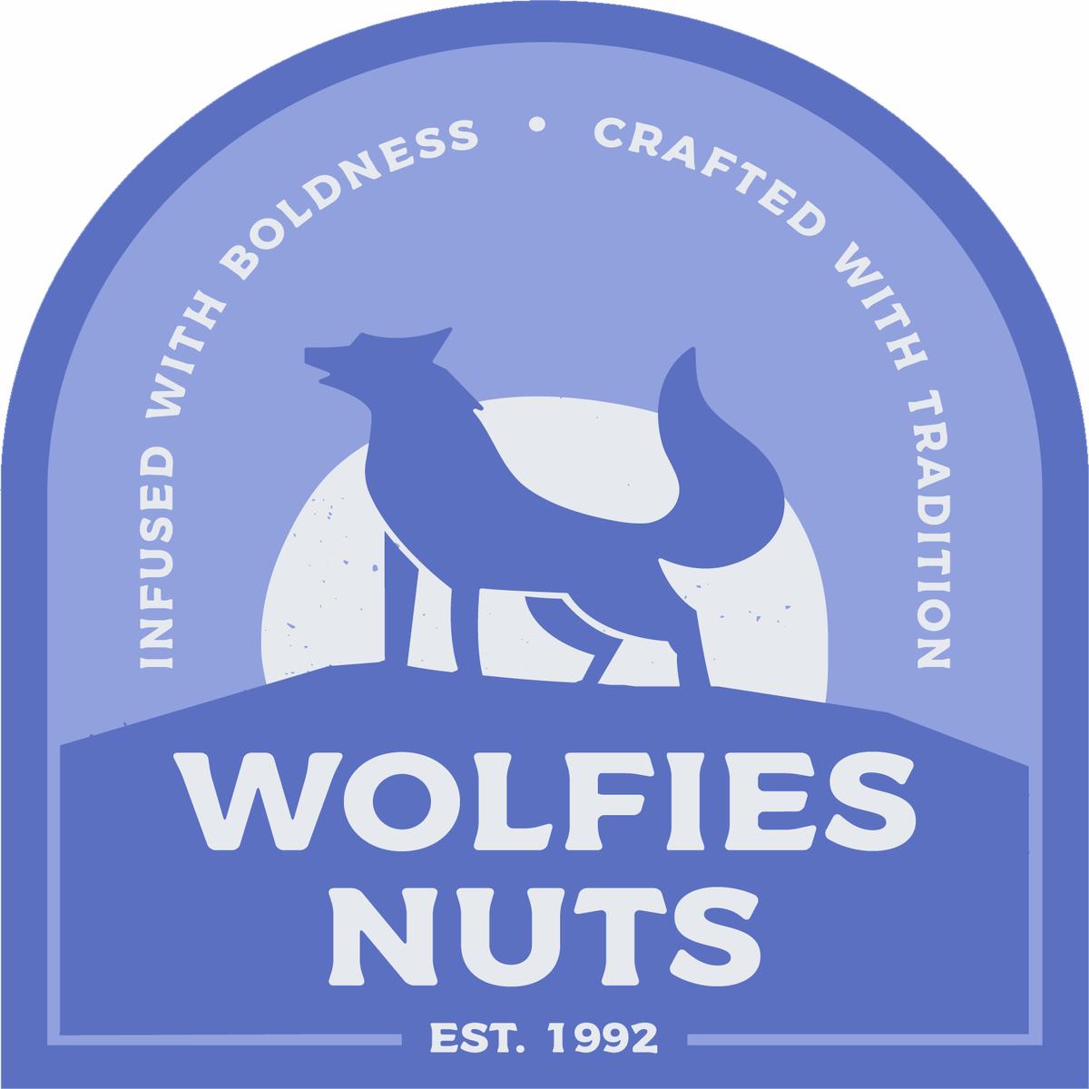 Wolfies Roasted Nut Co. Logo Sticker