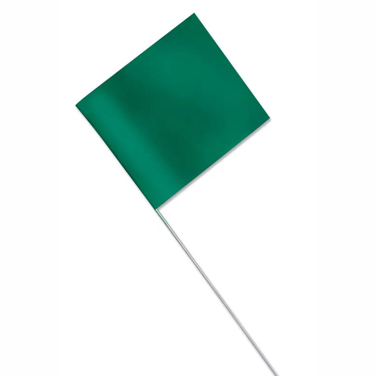 Wire Flags - Green