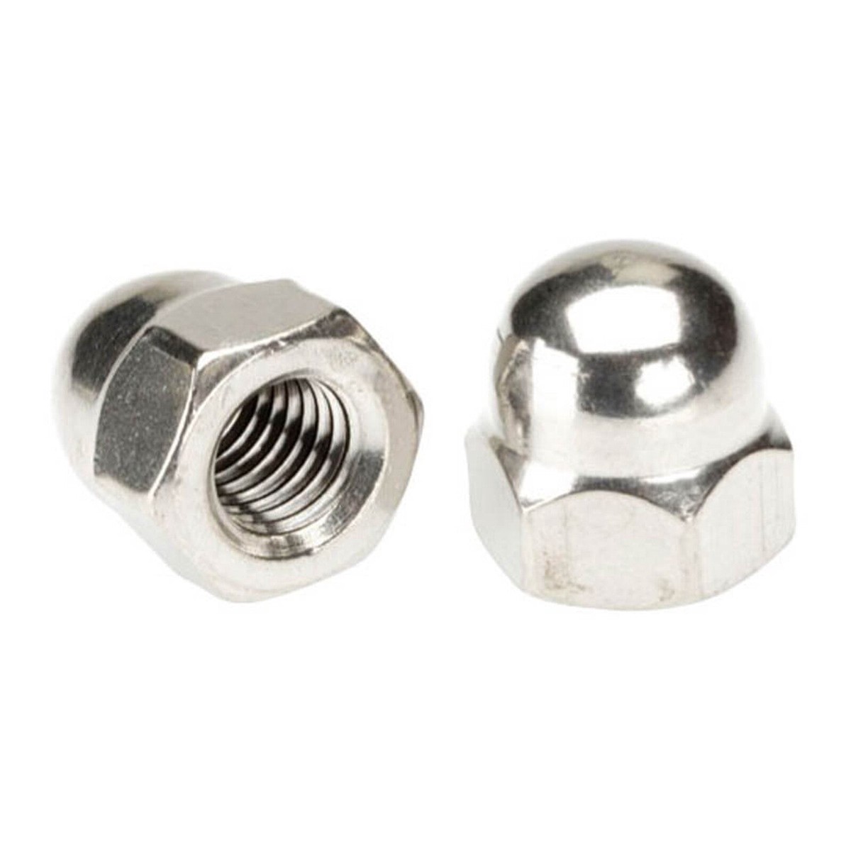 WMP Nut Dome - 10 x 1.25mm (50 Pack)