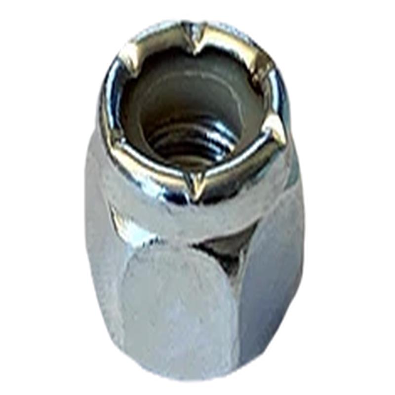 [100 PKG] Hex Lock Nuts Nylon Inserts Steel Zinc 3-48