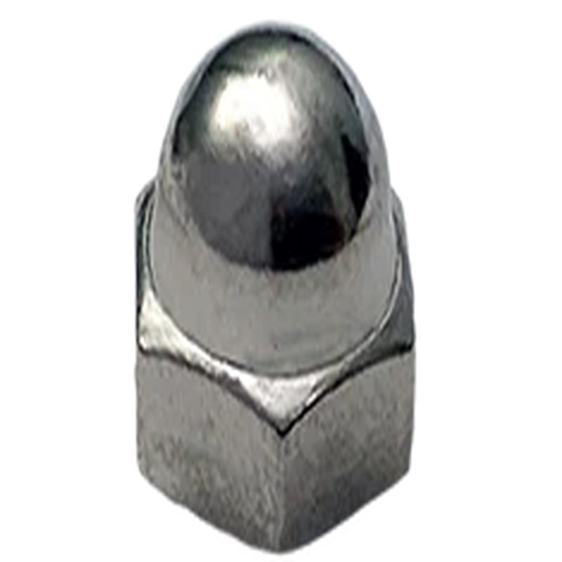 [10 PKG] Acorn Nuts Crown Brass M16-2.0