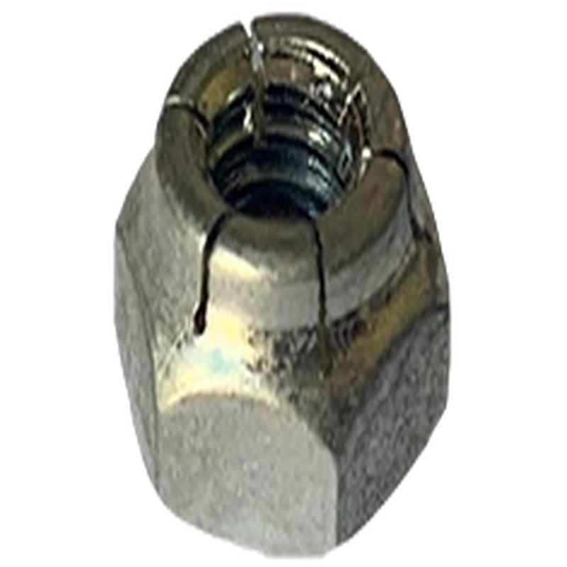[100 PKG] Hex Lock Nuts Flex Type Thin Height Steel Cadmium & Wax 1/2-13