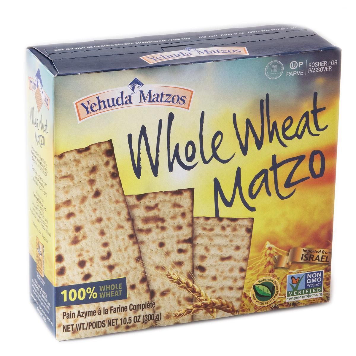 Whole Wheat Passover Matzo - 10.5 OZ